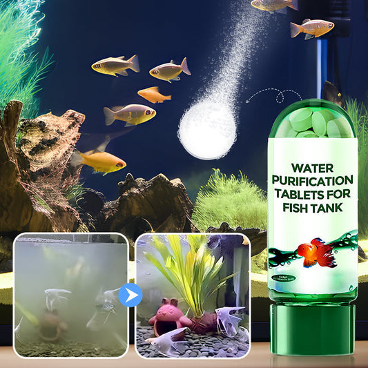 ♻️♻️50 % Rabatt💧💧Leistungsstarke Wasserreinigungstablette für Aquarien