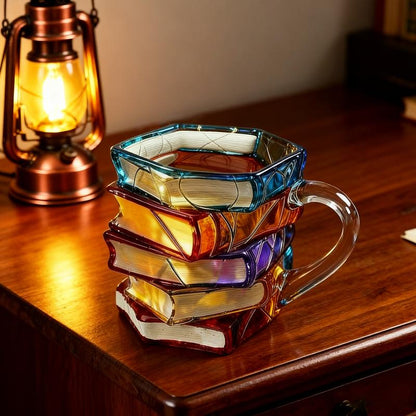 🔥Hot Sale 50% off🌟Novelty 3D Painted Book Mug— Where Literature Meets Art in Your Morning Routine 📚☕