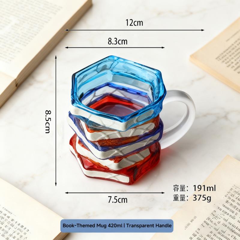 🔥Hot Sale 50% off🌟Novelty 3D Painted Book Mug— Where Literature Meets Art in Your Morning Routine 📚☕