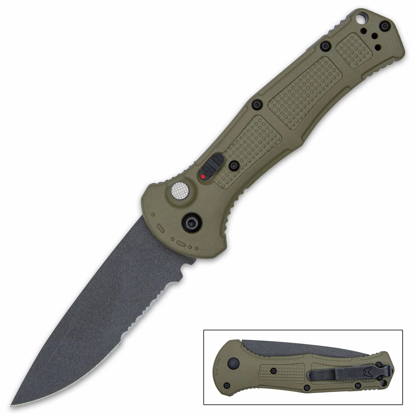 ✨Hot Sale: 50% off🎁 BM9070 CLA Multi-Folding Knife, tactical blade made of D2 steel, non-slip nylon fiber handle with locking mechanism, designed for carrying multiple knives.