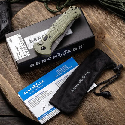 ✨Hot Sale: 50% off🎁 BM9070 CLA Multi-Folding Knife, tactical blade made of D2 steel, non-slip nylon fiber handle with locking mechanism, designed for carrying multiple knives.