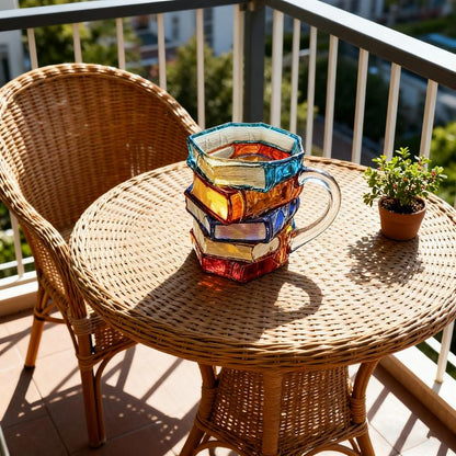 🔥Hot Sale 50% off🌟Novelty 3D Painted Book Mug— Where Literature Meets Art in Your Morning Routine 📚☕