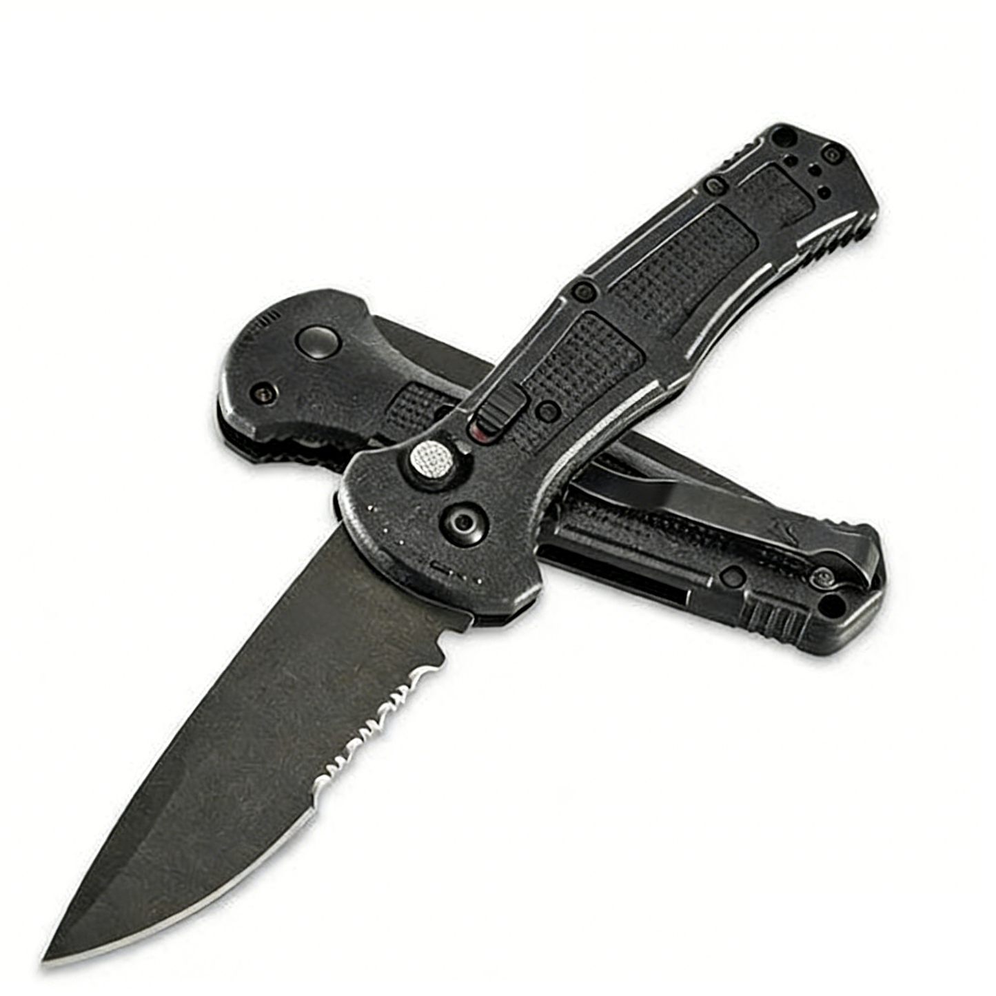 ✨Hot Sale: 50% off🎁 BM9070 CLA Multi-Folding Knife, tactical blade made of D2 steel, non-slip nylon fiber handle with locking mechanism, designed for carrying multiple knives.