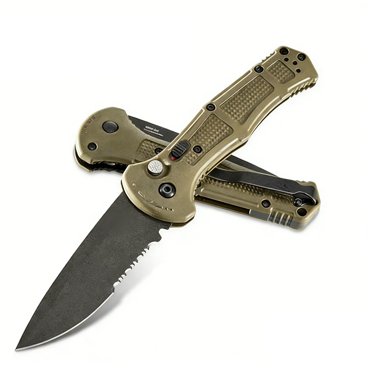 ✨Hot Sale: 50% off🎁 BM9070 CLA Multi-Folding Knife, tactical blade made of D2 steel, non-slip nylon fiber handle with locking mechanism, designed for carrying multiple knives.