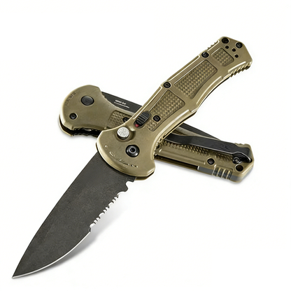 ✨Hot Sale: 50% off🎁 BM9070 CLA Multi-Folding Knife, tactical blade made of D2 steel, non-slip nylon fiber handle with locking mechanism, designed for carrying multiple knives.