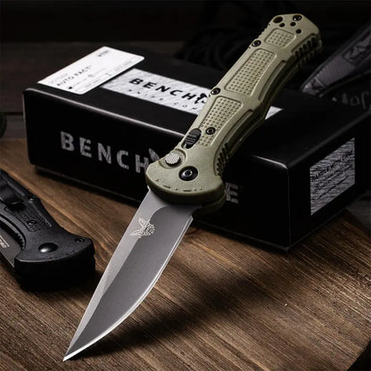 ✨Hot Sale: 50% off🎁 BM9070 CLA Multi-Folding Knife, tactical blade made of D2 steel, non-slip nylon fiber handle with locking mechanism, designed for carrying multiple knives.