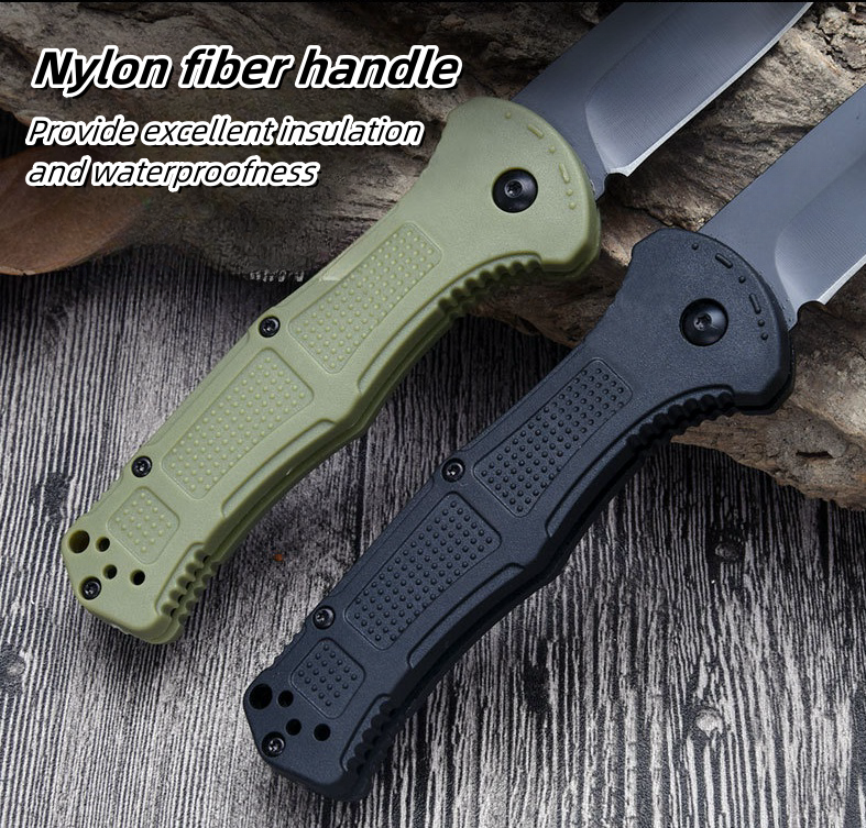✨Hot Sale: 50% off🎁 BM9070 CLA Multi-Folding Knife, tactical blade made of D2 steel, non-slip nylon fiber handle with locking mechanism, designed for carrying multiple knives.
