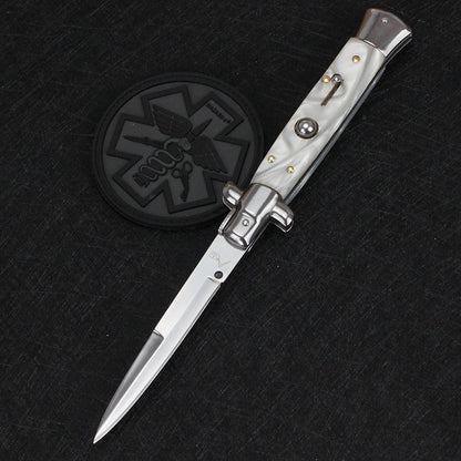 (🔥Last day of the sale - 50% off) Handcrafted Italian stiletto pocket knife in old-school style