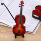 🔥Solange der Vorrat reicht 40 % Rabatt!🎉 Spielbare kleine Violine Figurine