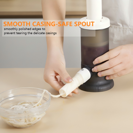 ⏰🎅Weihnachts-Sonderangebot: 50 % Rabatt🎁🌭 Manuelle Wurstfüllmaschine für den Haushalt✨